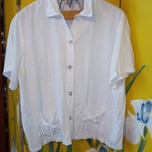 Hot cotton linen shirt